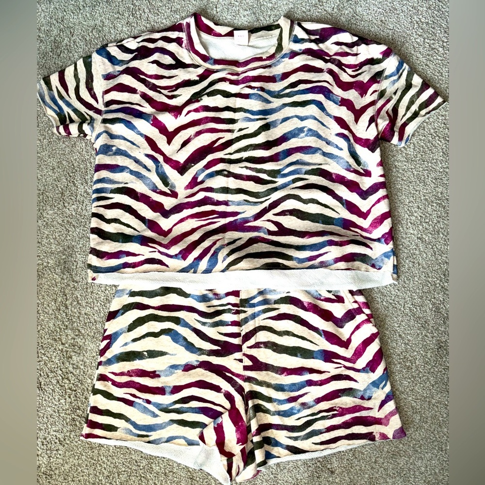 Zebra Print Set - Multicolor